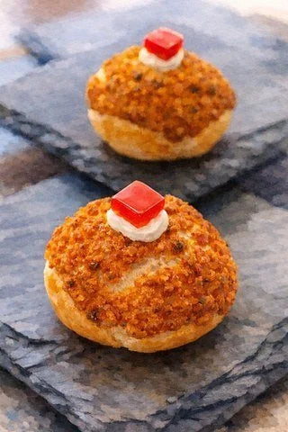 Mini Rosso Puff Platter, Petit Four
