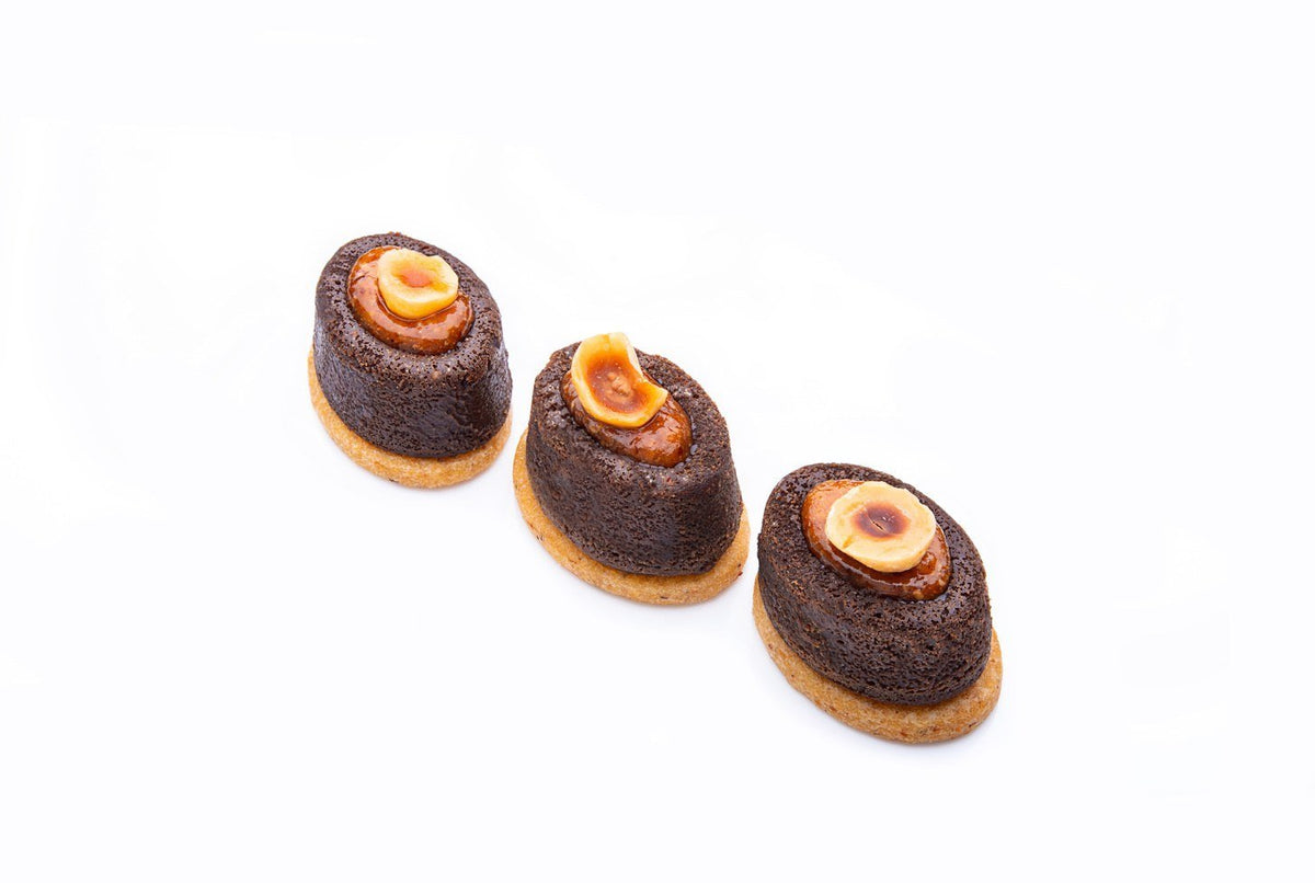 Chocolate Hazelnut Fondant Platter, Petit Four